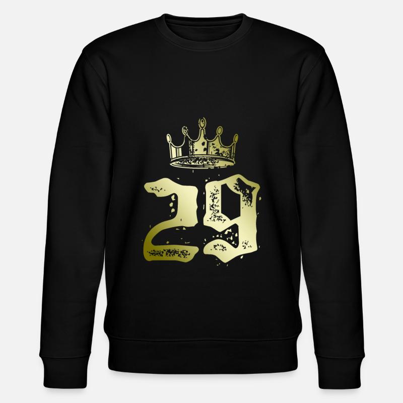 29 Couronne numérique - Sweat bio CHANGER Stanley/Stella Unisexe - noir