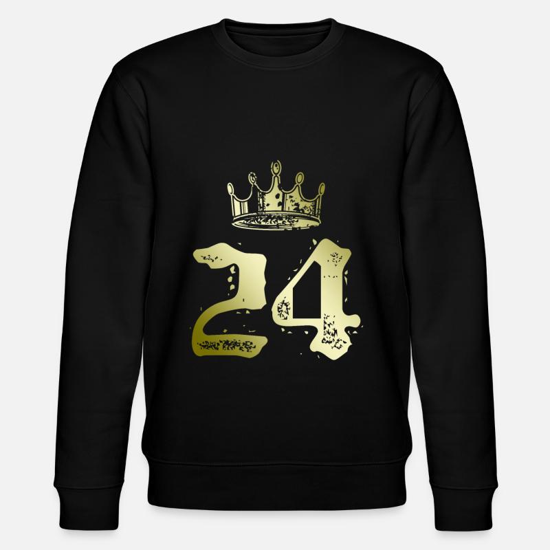 24 Couronne numérique - Sweat bio CHANGER Stanley/Stella Unisexe - noir