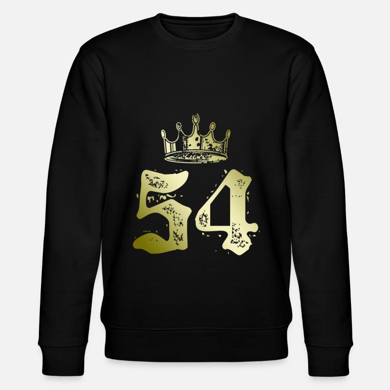 54 Couronne de numéros - Sweat bio CHANGER Stanley/Stella Unisexe - noir