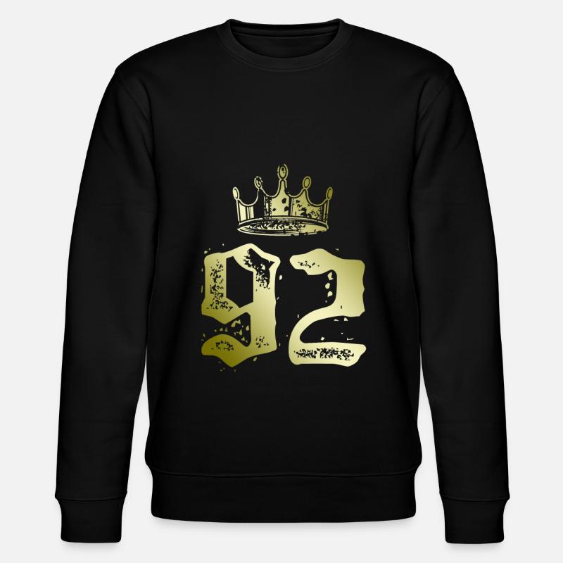 92 Couronne numérique - Sweat bio CHANGER Stanley/Stella Unisexe - noir