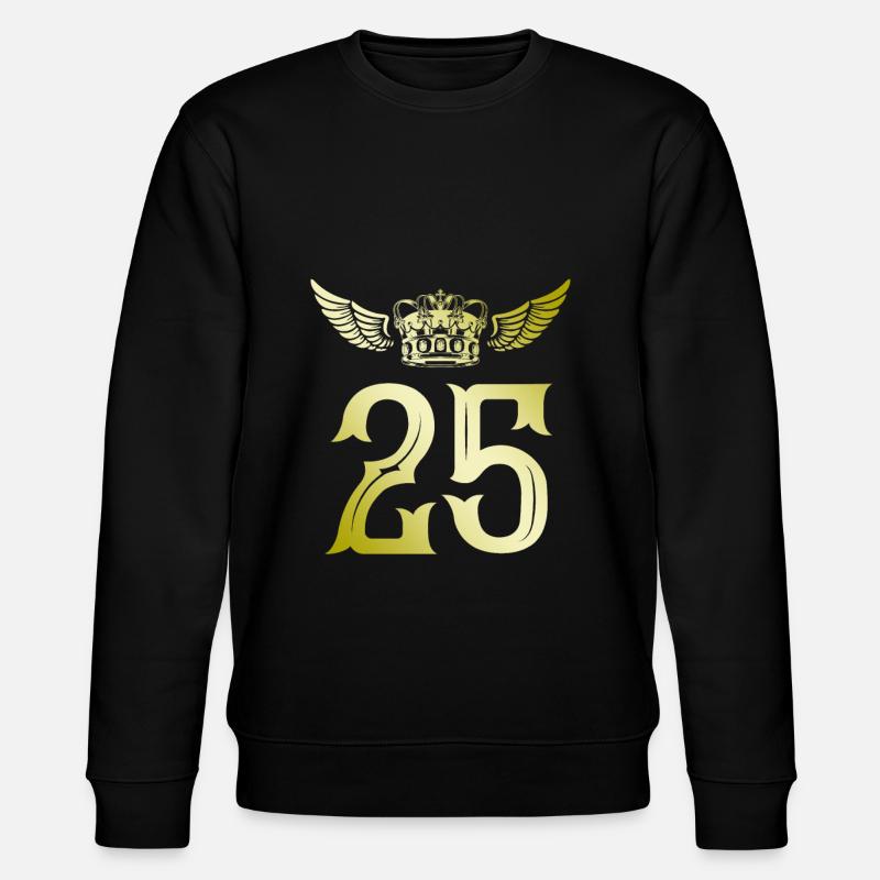 25 Couronne numérique - Sweat bio CHANGER Stanley/Stella Unisexe - noir