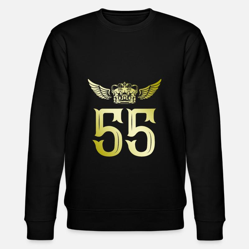 55 Couronne numérique - Sweat bio CHANGER Stanley/Stella Unisexe - noir