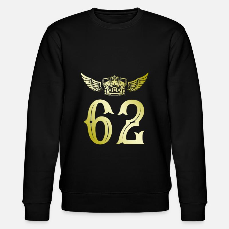 62 Couronne numérique - Sweat bio CHANGER Stanley/Stella Unisexe - noir