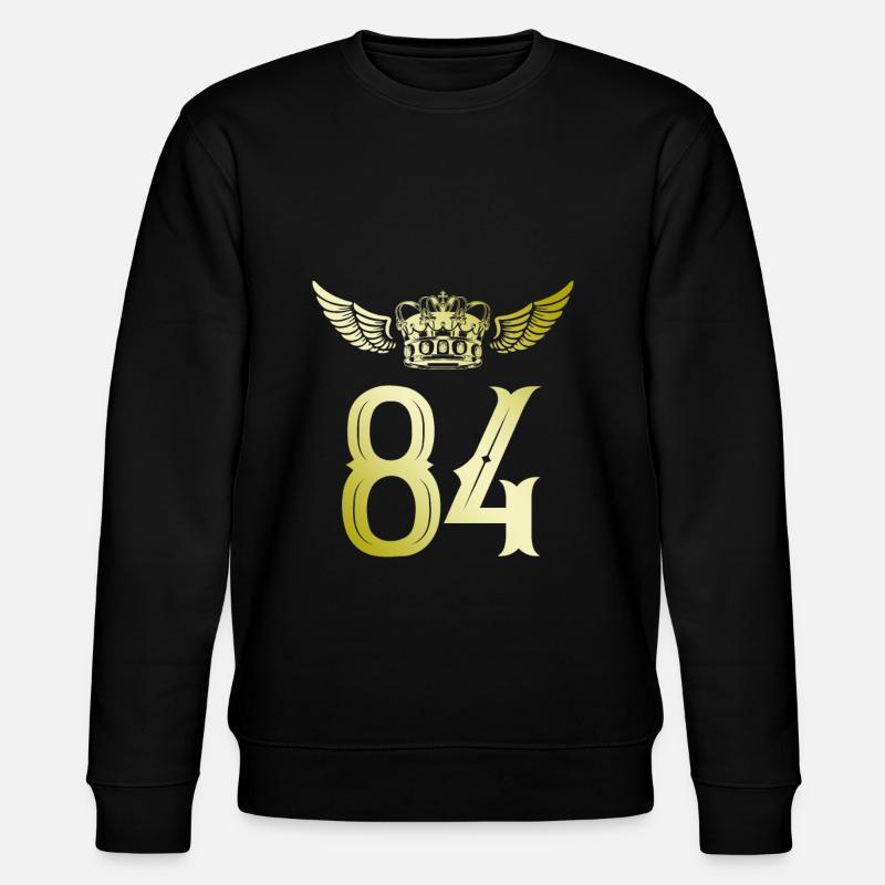 84 Couronne numérique - Sweat bio CHANGER Stanley/Stella Unisexe - noir