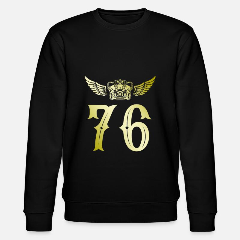 76 Couronne numérique - Sweat bio CHANGER Stanley/Stella Unisexe - noir
