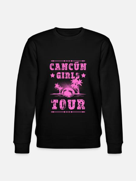 Cancun Girls Tour - Stanley/Stella CHANGER Unisex Organic Sweatshirt - black
