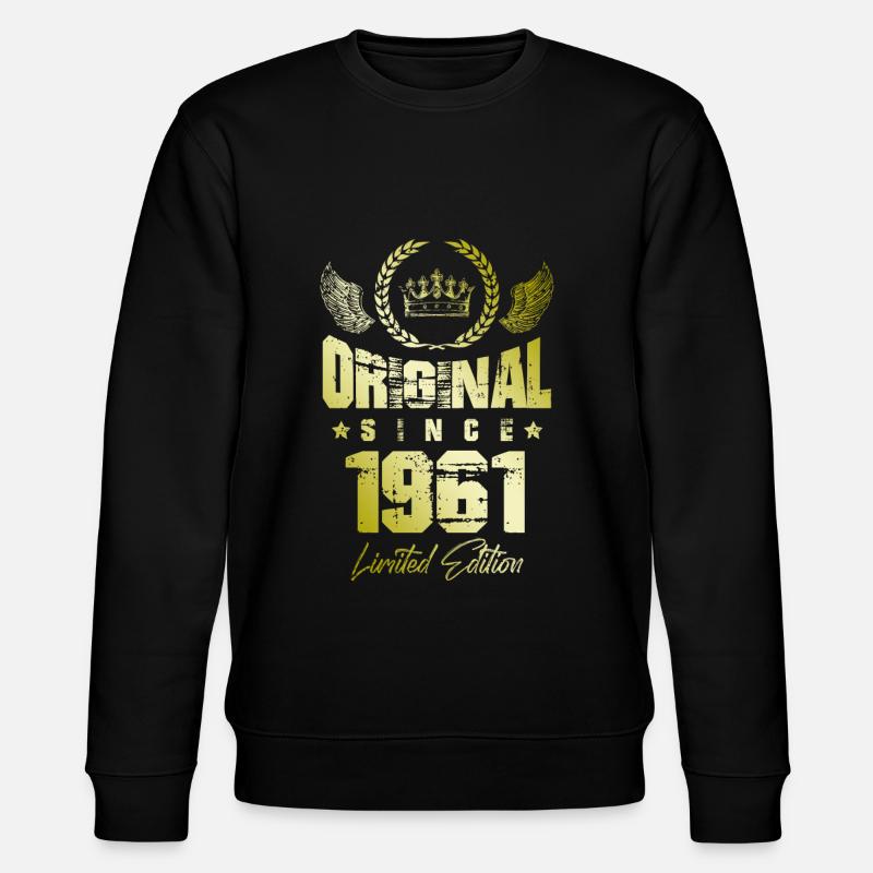 Édition limitée 1961 - Sweat bio CHANGER Stanley/Stella Unisexe - noir