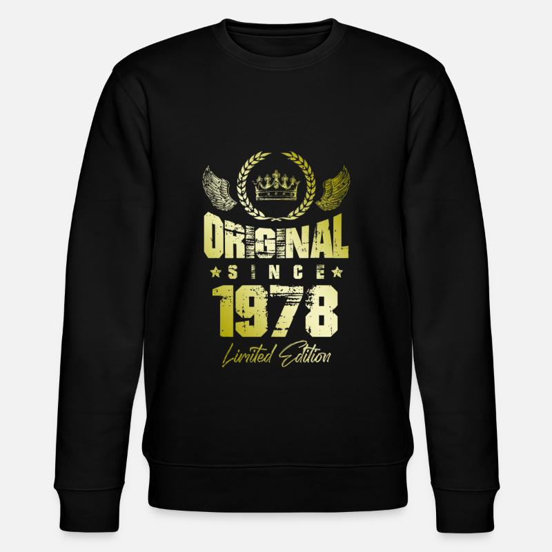 Édition limitée 1978 - Sweat bio CHANGER Stanley/Stella Unisexe - noir