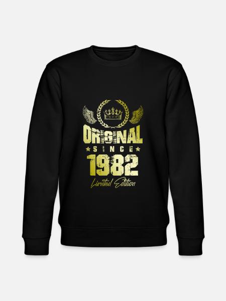1982 limited edition - Stanley/Stella Unisex Bio-Sweatshirt CHANGER - Schwarz