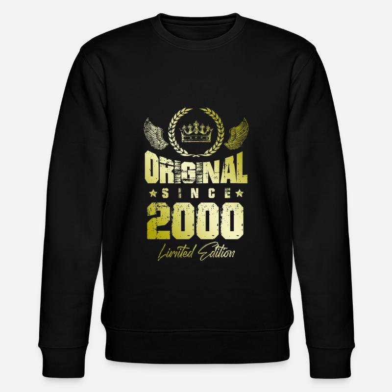 Édition limitée 2000 - Sweat bio CHANGER Stanley/Stella Unisexe - noir