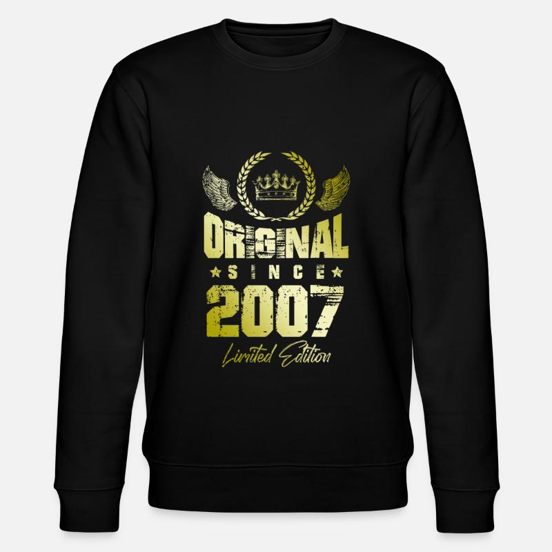 Édition limitée 2007 - Sweat bio CHANGER Stanley/Stella Unisexe - noir