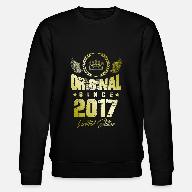 2017 limited edition - Stanley/Stella CHANGER Unisex Organic Sweatshirt - black