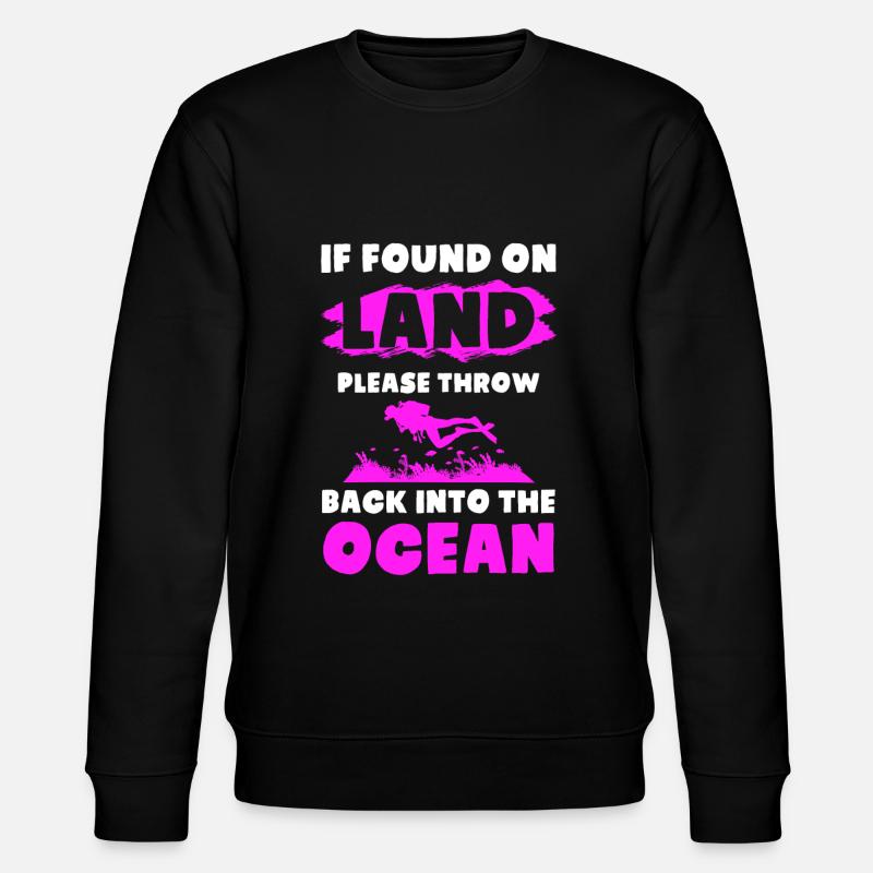 plongée en mer - Sweat bio CHANGER Stanley/Stella Unisexe - noir