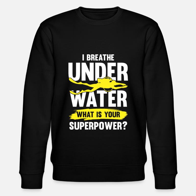dicton plongée - Sweat bio CHANGER Stanley/Stella Unisexe - noir