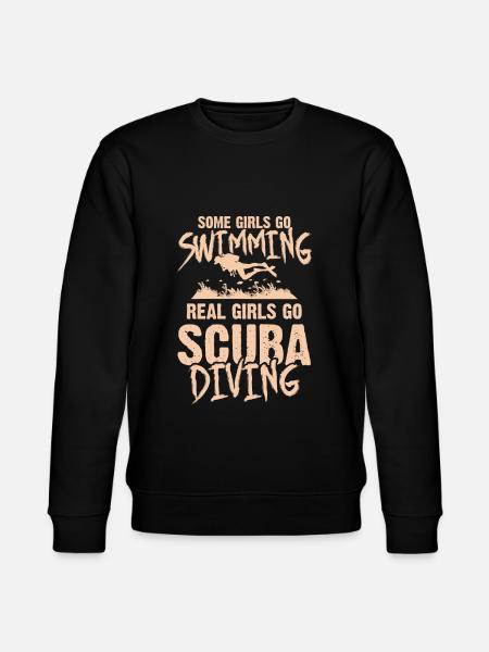 mädchen scuba tauchen - Stanley/Stella Unisex Bio-Sweatshirt CHANGER  - Schwarz