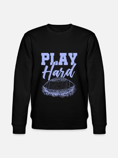 game hard football - Stanley/Stella CHANGER Unisex Organic Sweatshirt - black