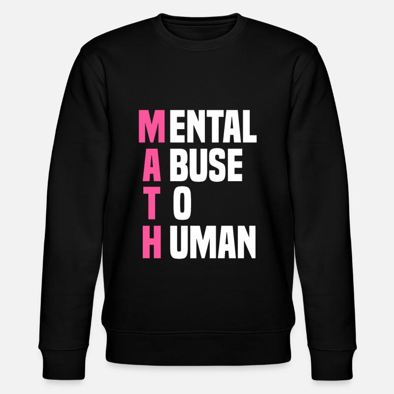 mathématiques - Sweat bio CHANGER Stanley/Stella Unisexe - noir