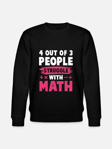 mathematics learning - Stanley/Stella CHANGER Unisex Organic Sweatshirt - black