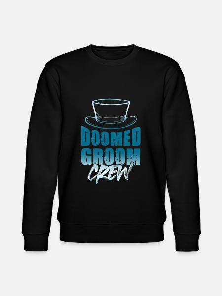 groom crew - Stanley/Stella CHANGER Unisex Organic Sweatshirt - black