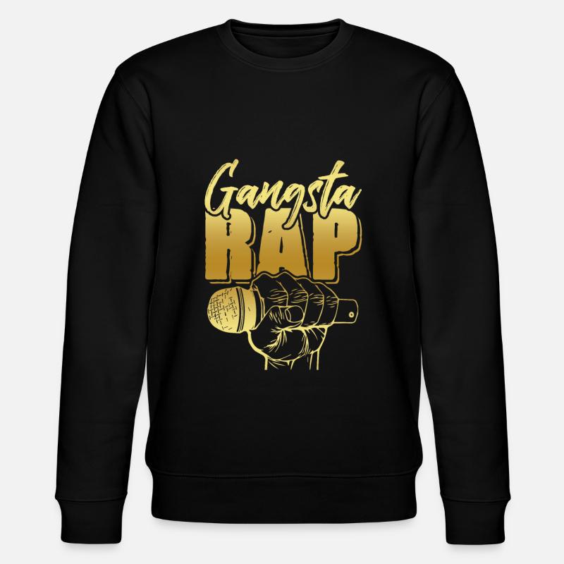 Gangsta Rap - Sweat bio CHANGER Stanley/Stella Unisexe - noir