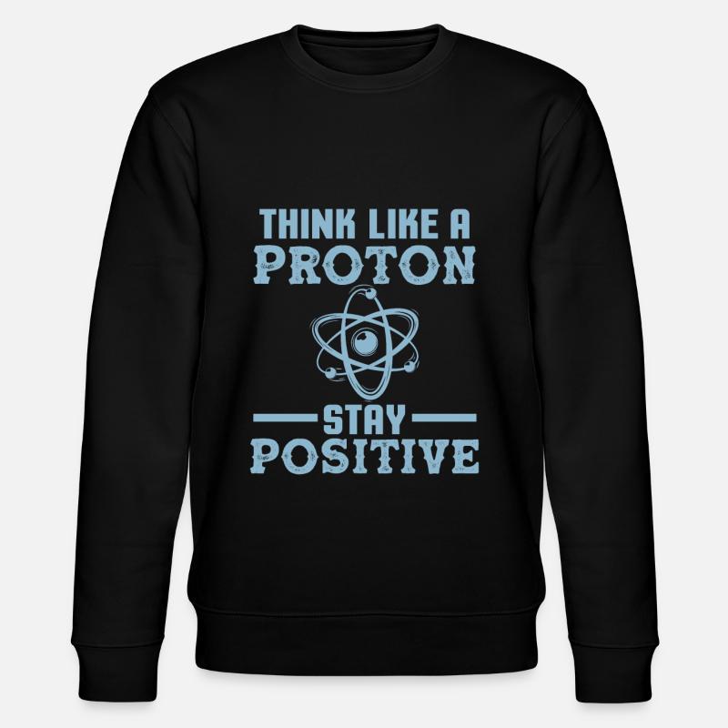 proton atom science - Stanley/Stella CHANGER Unisex Organic Sweatshirt - black