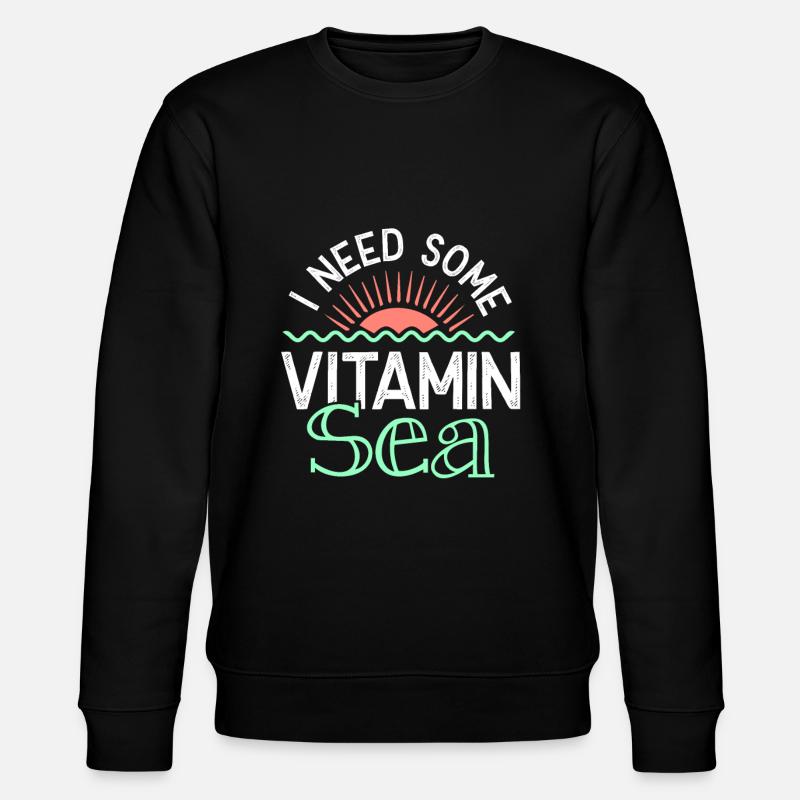 vitamine mer été - Sweat bio CHANGER Stanley/Stella Unisexe - noir