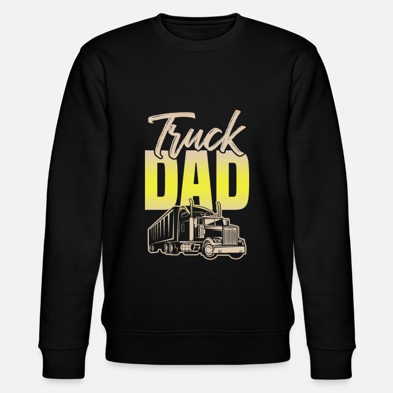 Truck dad papa - Stanley/Stella Unisex Bio-Sweatshirt CHANGER  - Schwarz