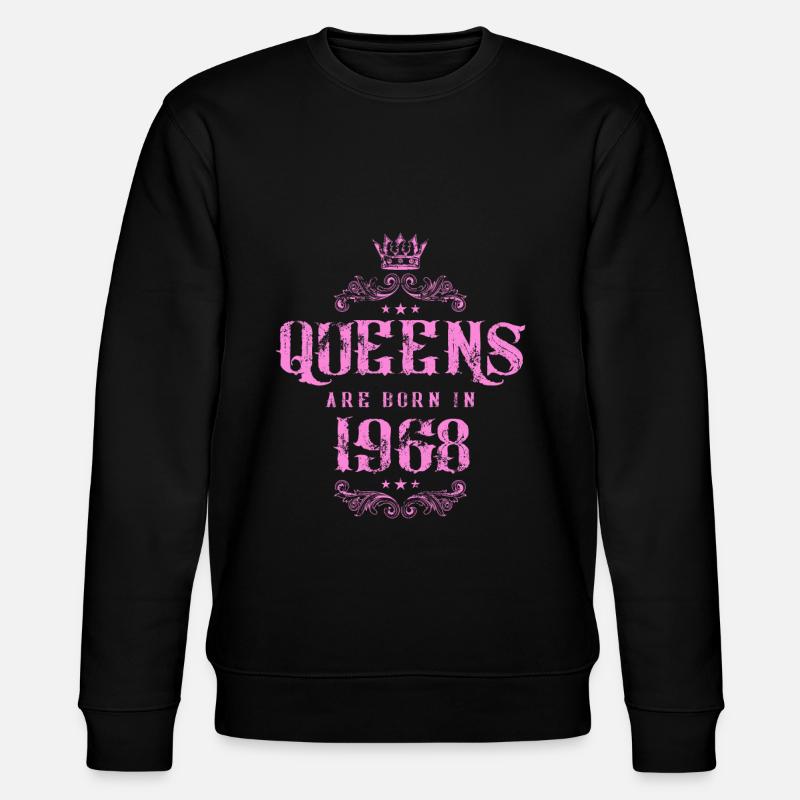 born in 1968 - Stanley/Stella CHANGER Unisex Organic Sweatshirt - black