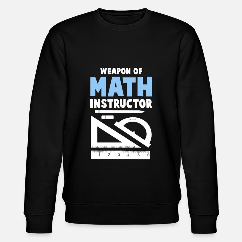 mathématiques - Sweat bio CHANGER Stanley/Stella Unisexe - noir