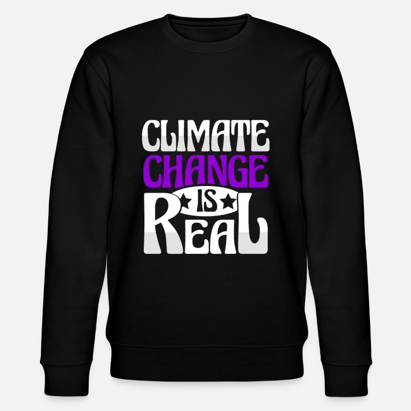 climate change protection - Stanley/Stella CHANGER Unisex Organic Sweatshirt - black