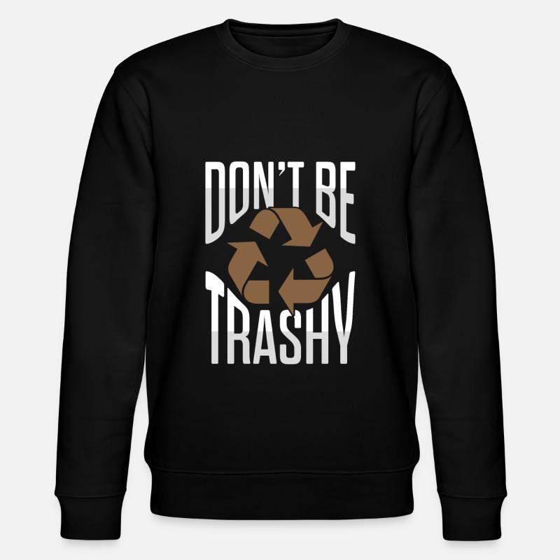 umweltschutz planet - Stanley/Stella Unisex Bio-Sweatshirt CHANGER  - Schwarz