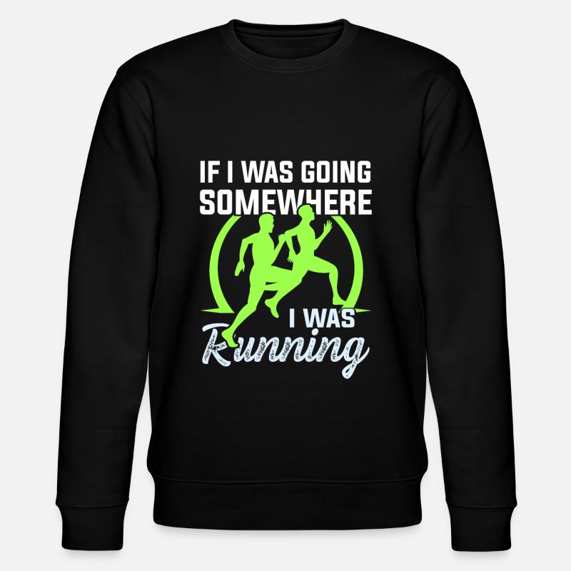 slogan de course - Sweat bio CHANGER Stanley/Stella Unisexe - noir