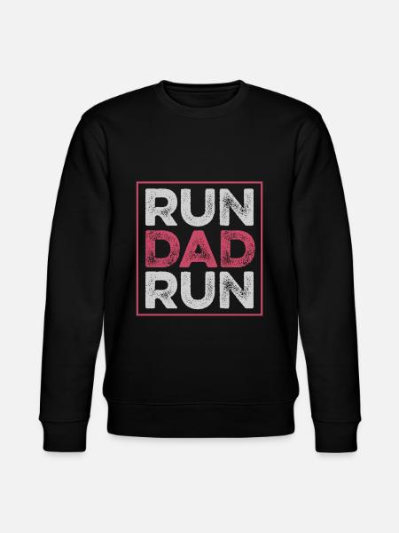 run dad papa - Stanley/Stella CHANGER Unisex Organic Sweatshirt - black