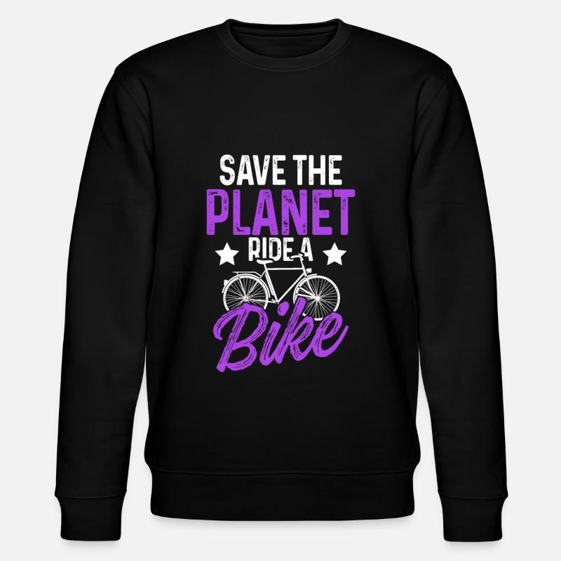 sauver la planète vélo - Sweat bio CHANGER Stanley/Stella Unisexe - noir
