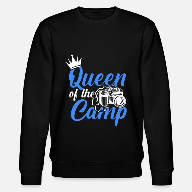 camping queen camp - Sweat bio CHANGER Stanley/Stella Unisexe - noir
