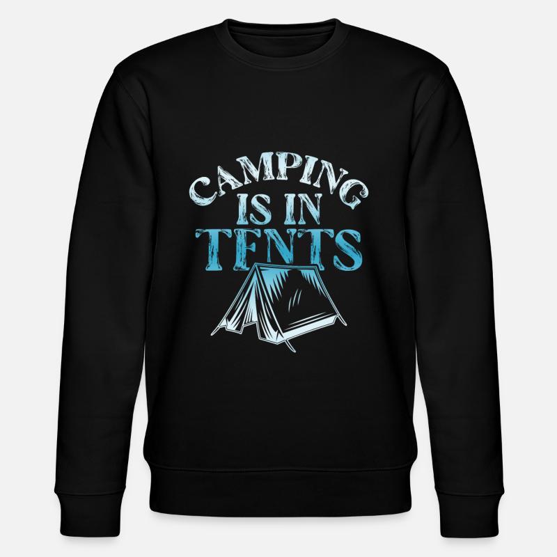 camping camping - Stanley/Stella CHANGER Unisex Organic Sweatshirt - black