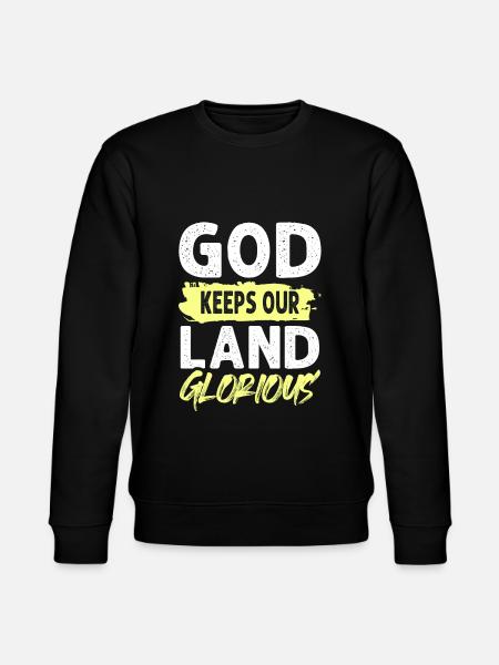 gott bibel spruch - Stanley/Stella Unisex Bio-Sweatshirt CHANGER - Schwarz