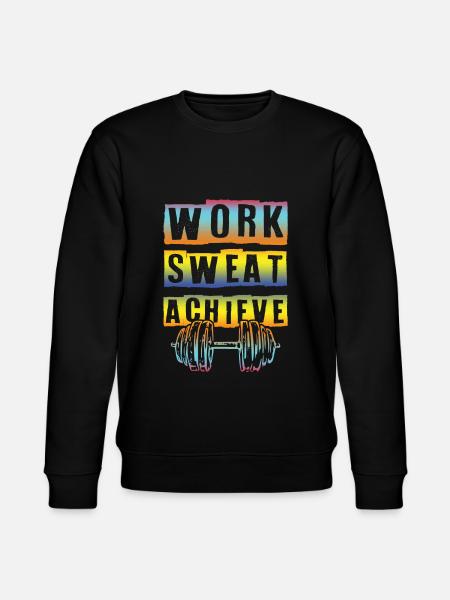 fitness sweat - Stanley/Stella CHANGER Unisex Organic Sweatshirt - black