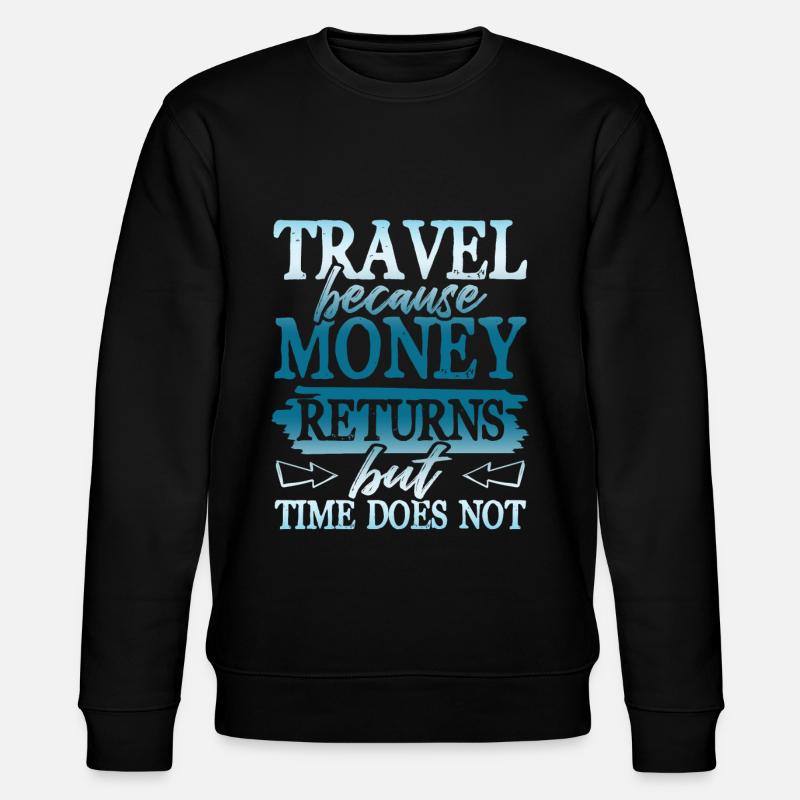 temps de voyage - Sweat bio CHANGER Stanley/Stella Unisexe - noir