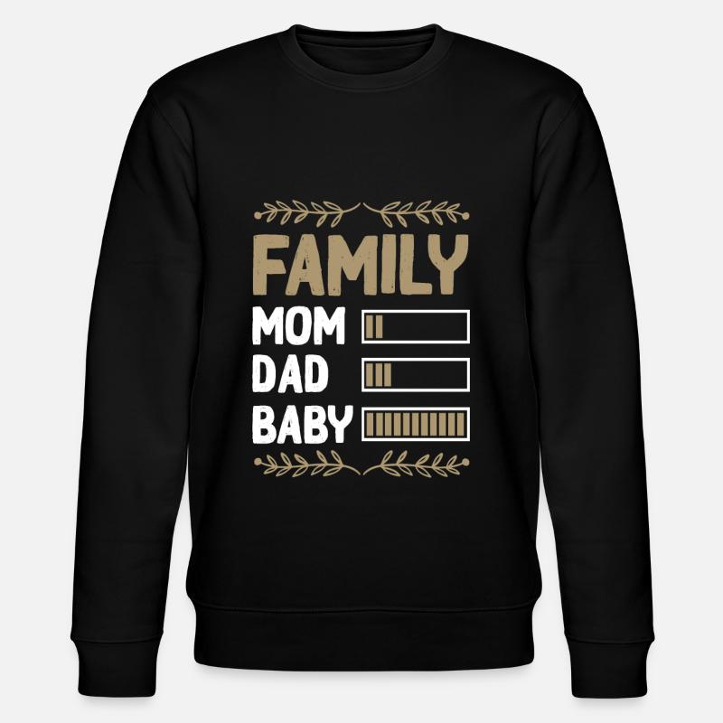 famille maman papa - Sweat bio CHANGER Stanley/Stella Unisexe - noir