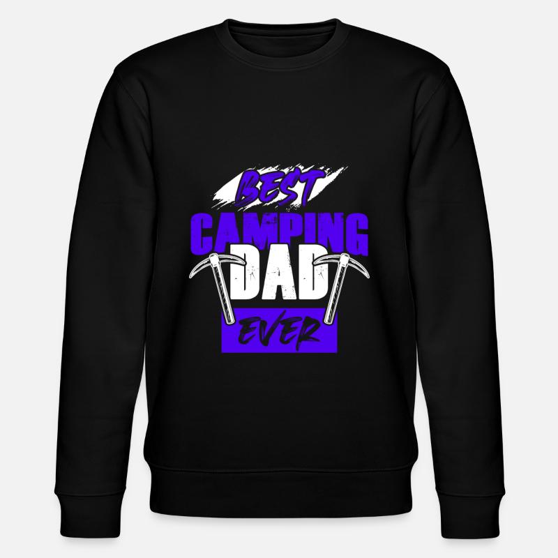 camping papa papa - Sweat bio CHANGER Stanley/Stella Unisexe - noir