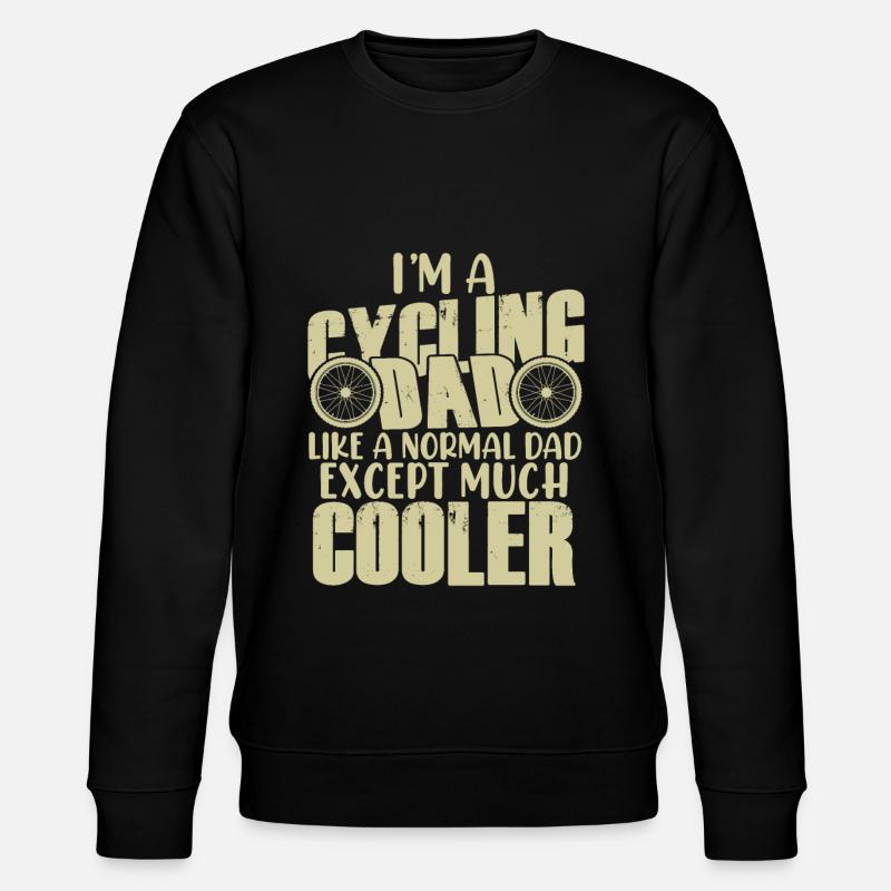 biker dad papa - Stanley/Stella Unisex Bio-Sweatshirt CHANGER  - Schwarz