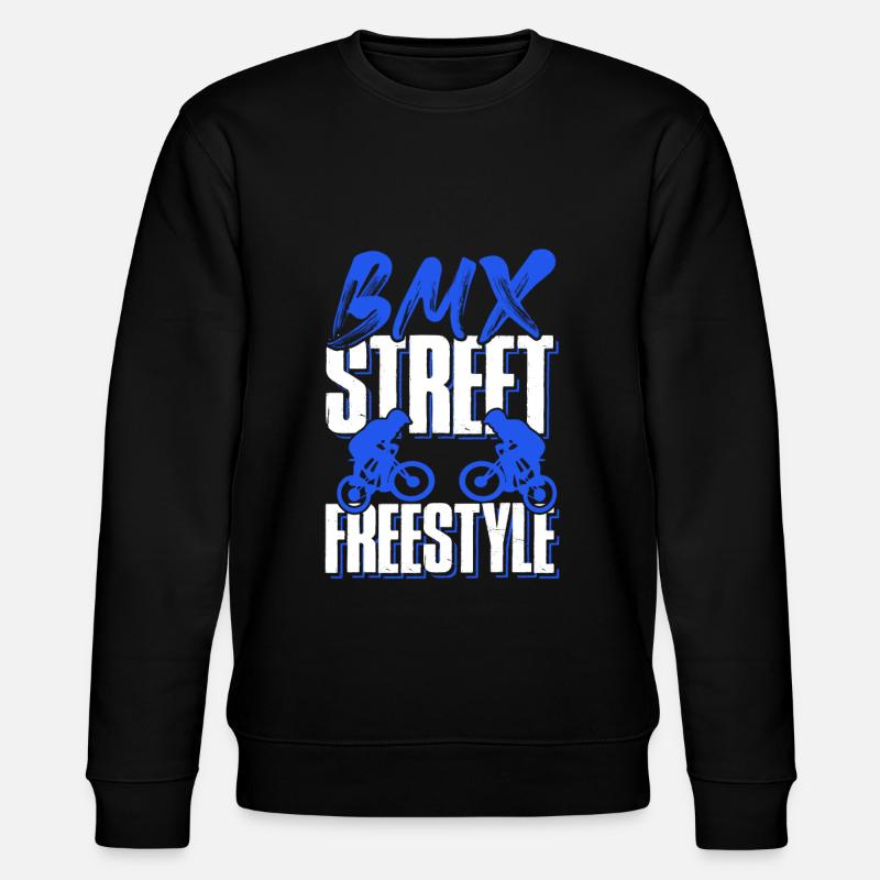 bmx freestyle - Stanley/Stella Unisex Bio-Sweatshirt CHANGER  - Schwarz