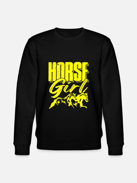 chevaux filles - Sweat bio CHANGER Stanley/Stella Unisexe - noir