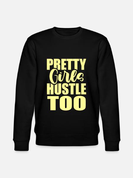Mädchen Hustle - Stanley/Stella Unisex Bio-Sweatshirt CHANGER - Schwarz