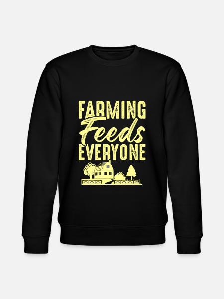 farm farming - Stanley/Stella CHANGER Unisex Organic Sweatshirt - black