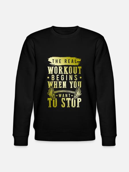 workout fitness - Stanley/Stella Unisex Bio-Sweatshirt CHANGER  - Schwarz