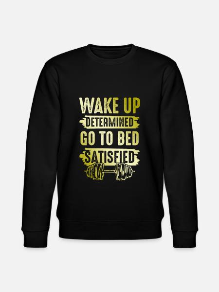 be strong god bible - Stanley/Stella CHANGER Unisex Organic Sweatshirt - black