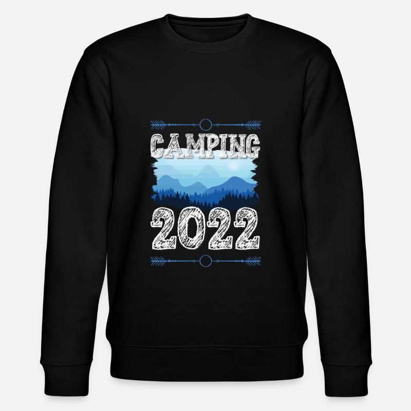 Camping 2022 - Stanley/Stella Unisex Bio-Sweatshirt CHANGER  - Schwarz