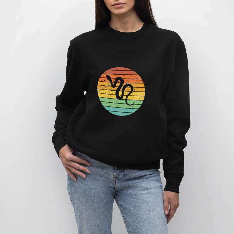 Snake Retro Reptile Python Idée cadeau Sweat bio CHANGER Stanley/Stella Unisexe